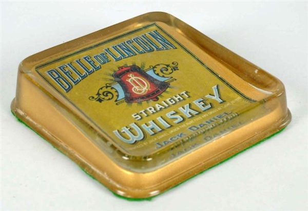 BELLE OF LINCOLN WHISKEY CHANGE TRAY RECEIVER.    