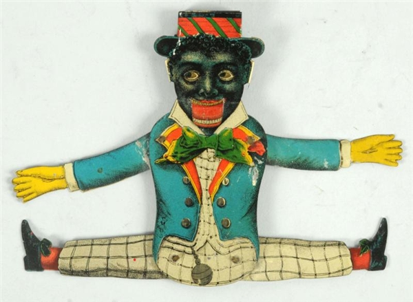 EARLY TIN BLACK HAND TOY.                         