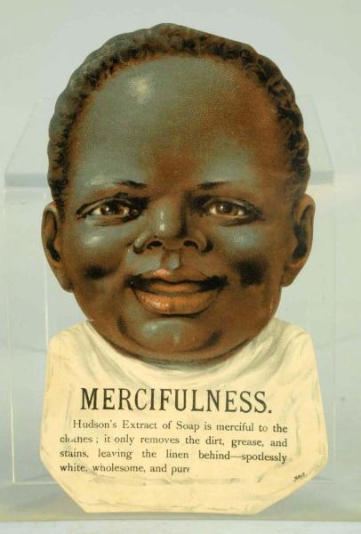 MERCIFULNESS HUDSONS SOAP ADVERTISING CARD.       