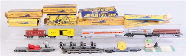 LARGE GROUPING OF AMERICAN FLYER S GAUGE.         