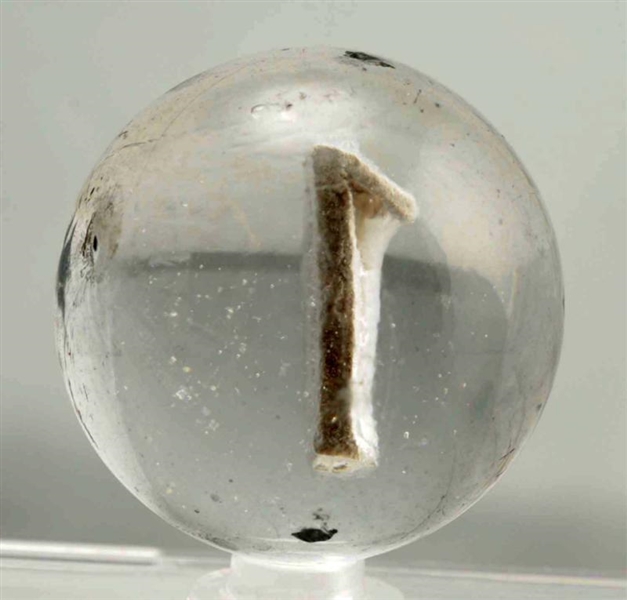 NUMERAL 1 SULPHIDE MARBLE.                        
