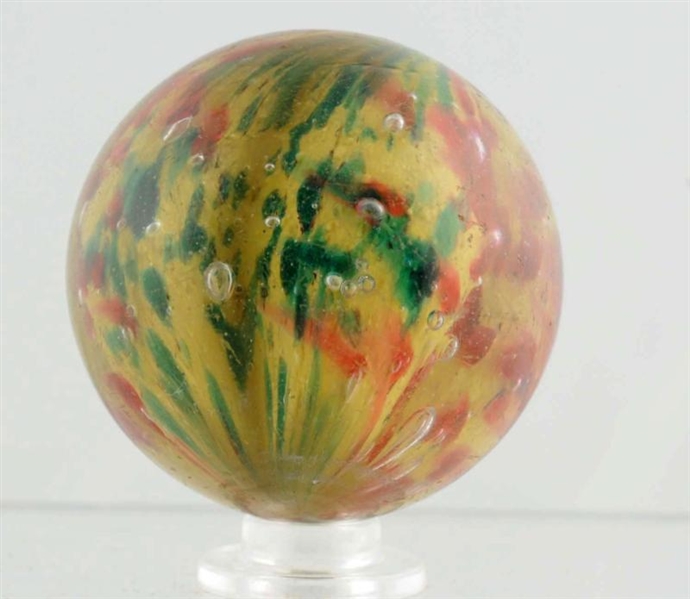 4-PANELED AND LOBED ONIONSKIN MARBLE.             