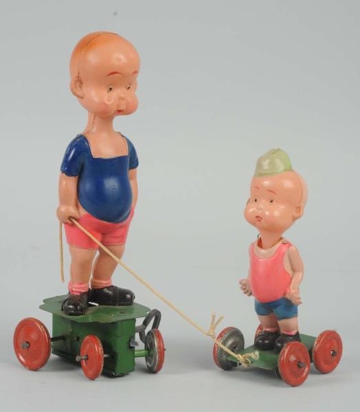 JAPANESE WIND-UP CELLULOID HENRY TOY.             