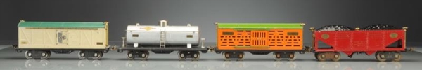 LIONEL 4 500 SERIES FREIGHT CARS.                 