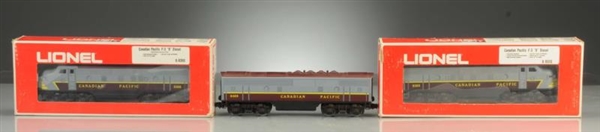 LIONEL 8365, 8366, 8469 CANADIAN PACIFIC ABA.     