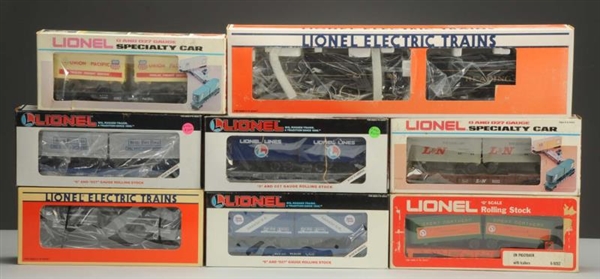 LIONEL 18004 READING LOCO & 7 FREIGHTS.           