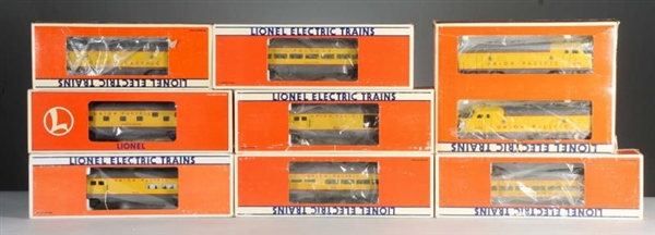 LOT OF 9: LIONEL UNION PACIFIC CARS               