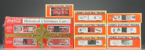 LIONEL & K-LINE CHRISTMAS & COCA-COLA CAR LOT.    
