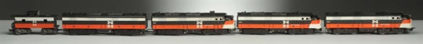 MARX 5PC SET FEATURING NEW HAVEN DIESELS.         