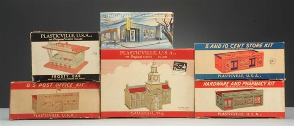 LOT OF 6: ASSORTED PLASTICVILLE.                  