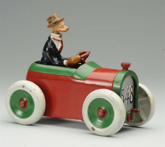 CAST IRON ARCADE DELUXE ANDY GUMP AUTOMOBILE TOY. 