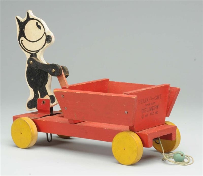 FISHER PRICE FELIX THE CAT DELIVERY TOY.          