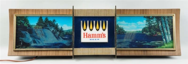 HAMMS BEER ELECTRIC MOTION SIGN.                 