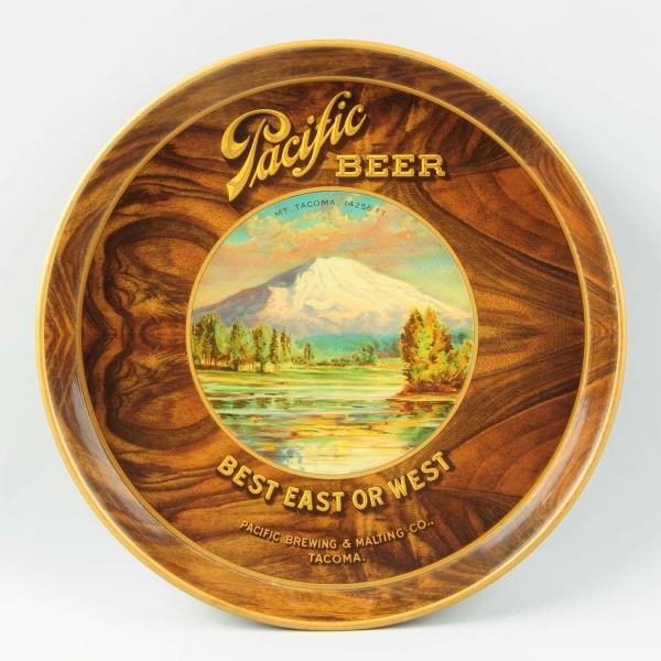 PACIFIC BEER ADVERTISING SERVING TRAY.            