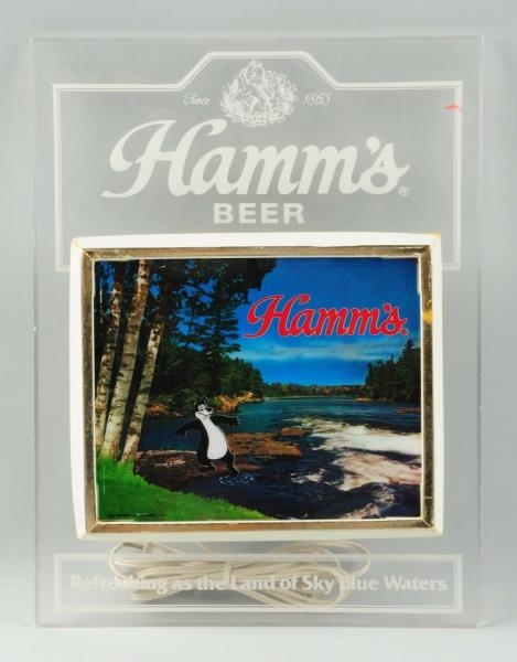 HAMMS BEER ELECTRIC SIGN.                        