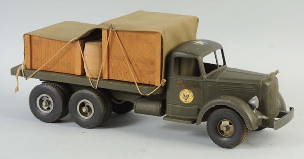 SMITH-MILLER PRESSED STEEL MACK ARMY TRUCK.       