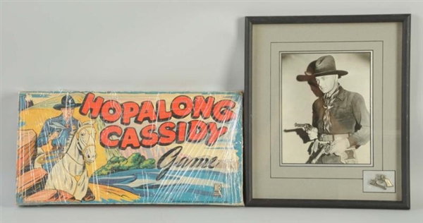 HOPALONG CASSIDY GAME AND PHOTO.                  