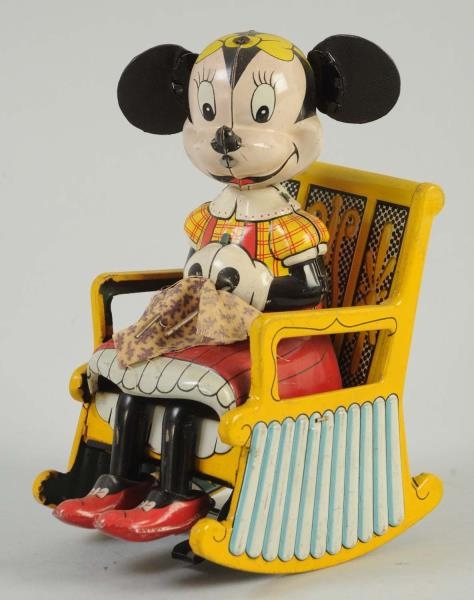 MARX TIN WIND-UP MINNIE MOUSE TOY.                