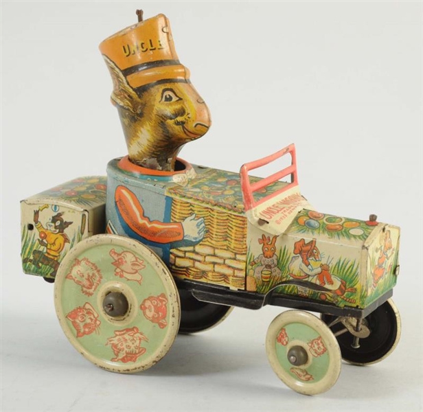 TIN WIND-UP UNCLE WIGGILY CAR.                    