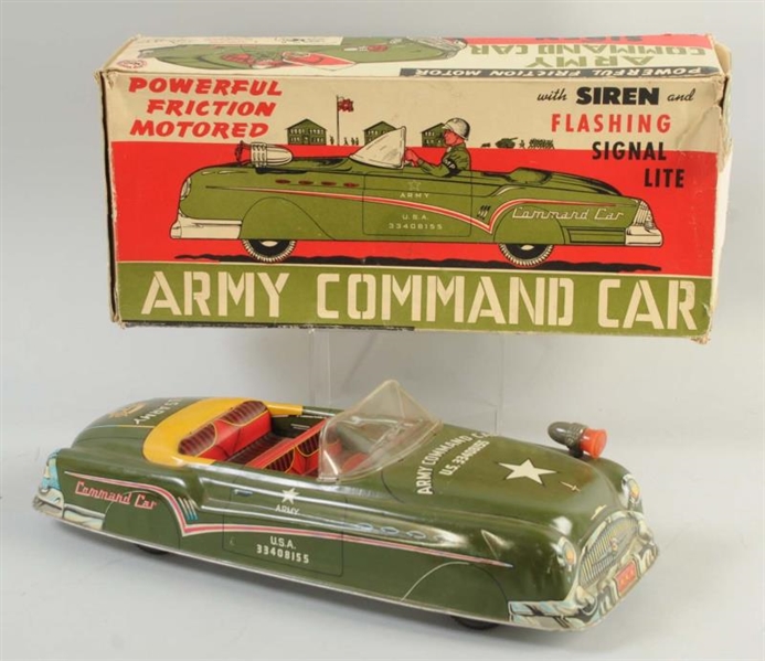 MARX TIN LITHO ARMY COMMAND CAR.                  
