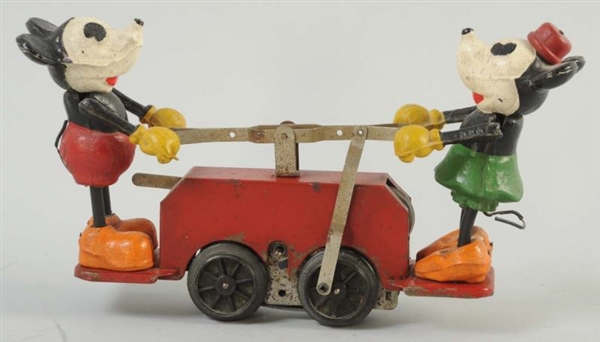 LIONEL MICKEY MOUSE HAND CAR.                     