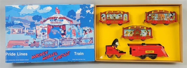 PRIDE LINES LIMITED MICKEY MOUSE CIRCUS TRAIN.    