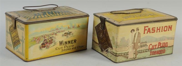 LOT OF 2: TOBACCO LUNCHBOXES.                     