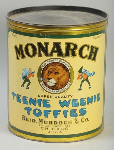 MONARCH TOFFIES TIN.                              
