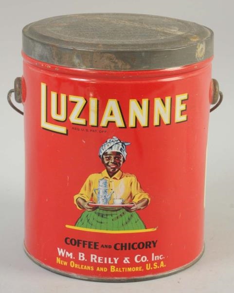 LUZIANNE COFFEE TIN.                              