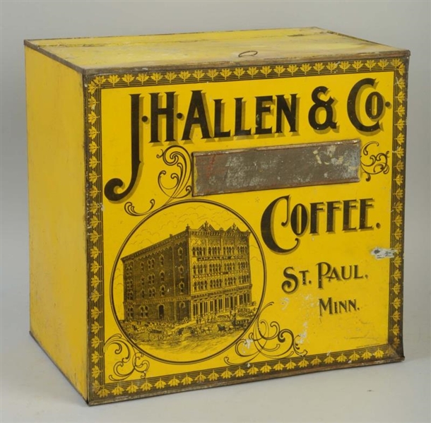 J.H. ALLEN & CO. COFFEE BIN.                      