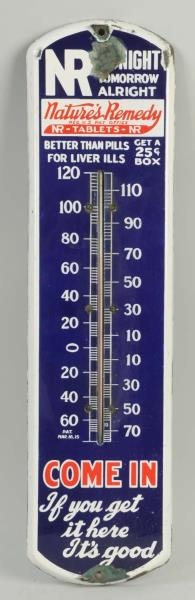 NATURES REMEDY PORCELAIN THERMOMETER.            