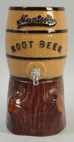 HUNTERS ROOT BEER SYRUP DISPENSER.               