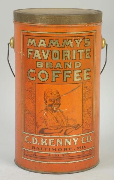 MAMMYS FAVORITE BRAND COFFEE TIN.                