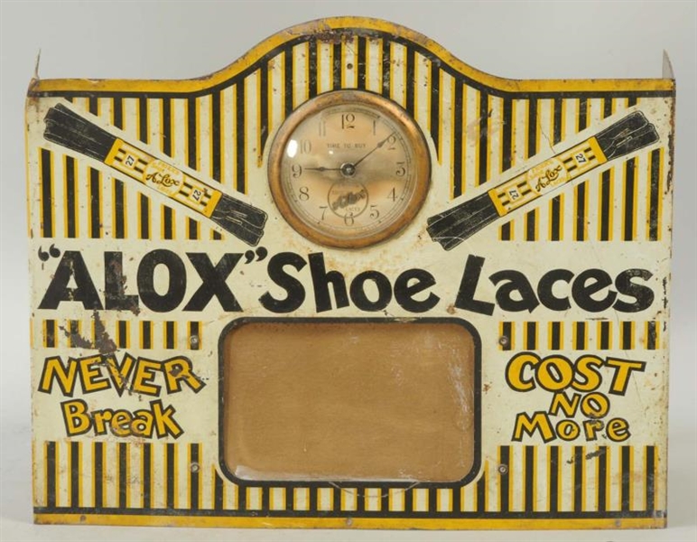 ALOX SHOE LACES COUNTER DISPLAY.                  