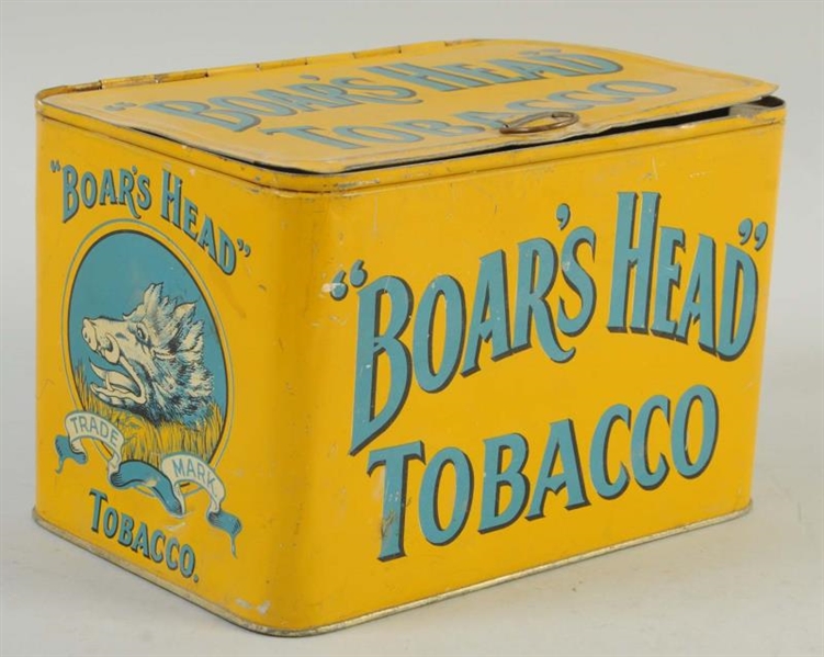 BOARS HEAD TOBACCO CANISTER.                     