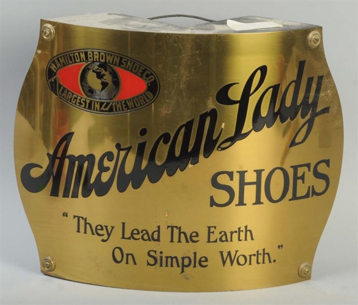 AMERICAN LADY SHOES CORNER SIGN.                  
