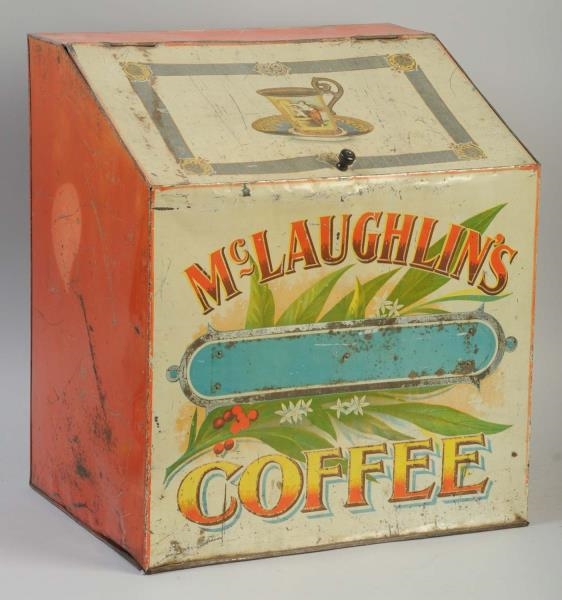 MCLAUGHLINS COFFEE COUNTER STORE BIN.            