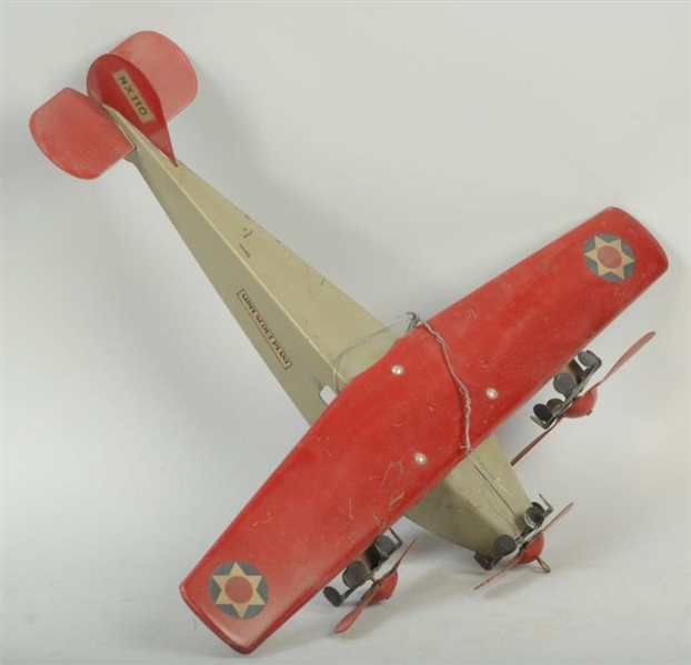 STEELCRAFT PRESSED STEEL ARMY SCOUT AIRPLANE.     