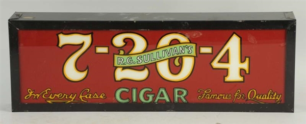 7-20-4 CIGARS ELECTRIC COUNTER SIGN.              