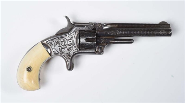 ENGRAVED S&W MODEL NO. 1 3RD ISSUE REVOLVER.      
