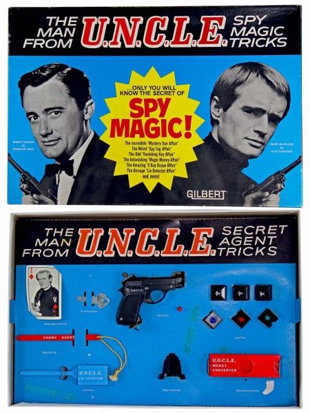 THE MAN FROM U.N.C.L.E. SPY MAGIC TRICKS.         