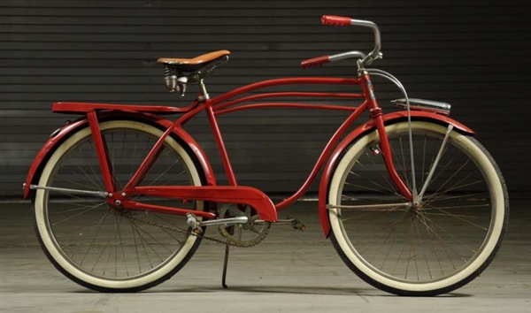 HAWTHORN MENS BALLOON TIRE BICYCLE.              