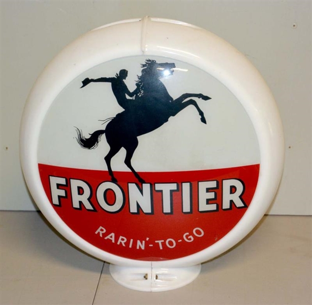 FRONTIER "RARIN TO GO" WITH RIDER GLOBE.          