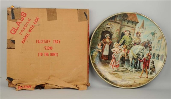 FALSTAFF BEER "TO THE HUNT" TRAY.                 