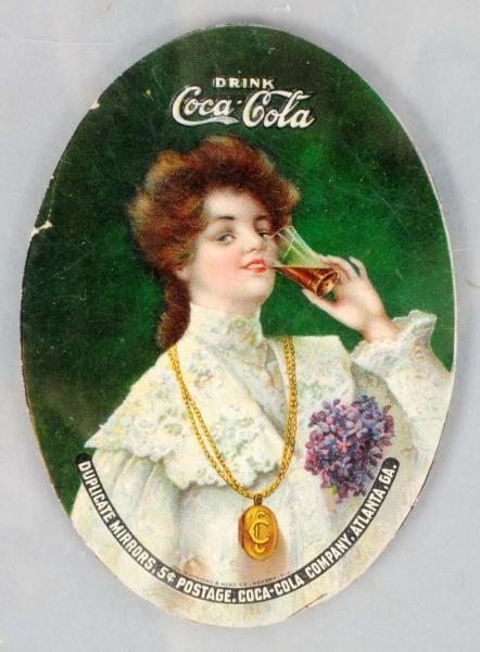 1906 COCA-COLA POCKET MIRROR PAPER INSERT.        