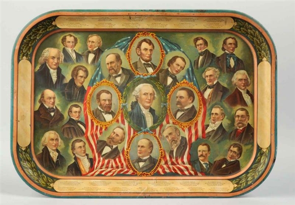 PRESIDENTIAL SERVING TRAY.                        
