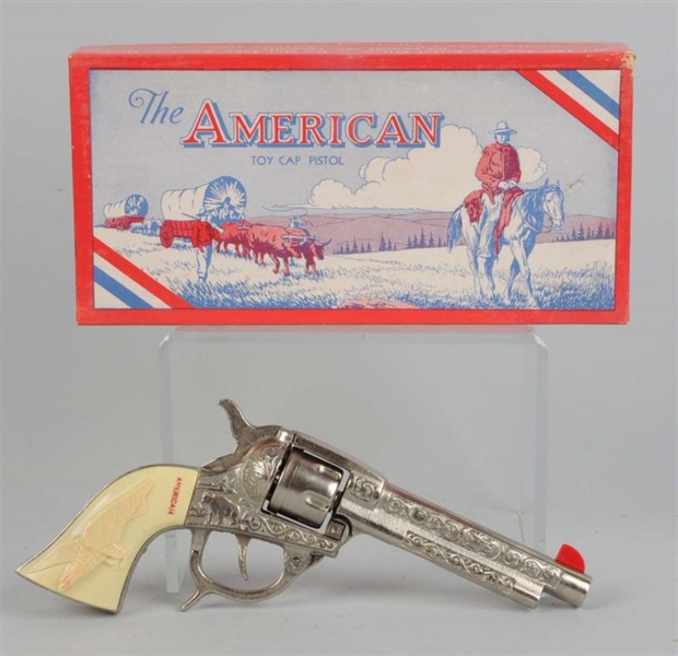 CAST IRON KILGORE AMERICAN REVOLVING CYL. CAP GUN 