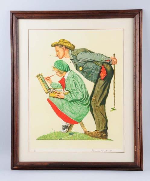 NORMAN ROCKWELL LITHOGRAPH.                       