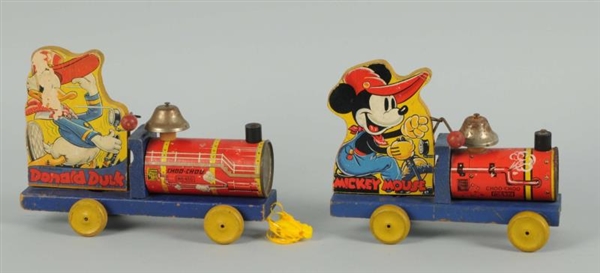 LOT OF 2: FISHER PRICE MICKEY AND DONALD TOYS.    