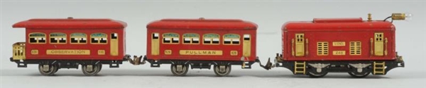 LIONEL PRE-WAR 248 WITH 629, 630 PASSENGER CARS.  
